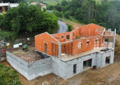 Construction de maisons neuves à Saint-Jean-du-Falga